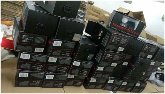 Counterfeit TrainingMask 2.0 units seized as evidence